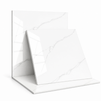 Carrelage mural en porcelaine imitation marbre blanc de Carrare 400x800mm, facile à nettoyer, imperméable, antidérapant, pour salle de bain, cuisine, salon, moderne
