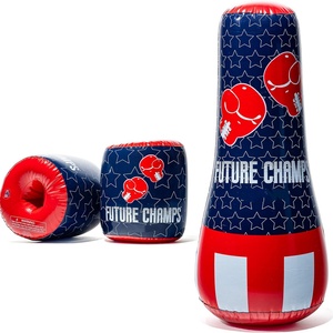 Saco de Boxeo Inflable para Niños de 107 cm, Saco de Boxeo Independiente para Niños Pequeños, Saco de Boxeo para Hacer Ejercicio, Alivio del Estrés, Regalo para Niños y Niñas - Product Image 1