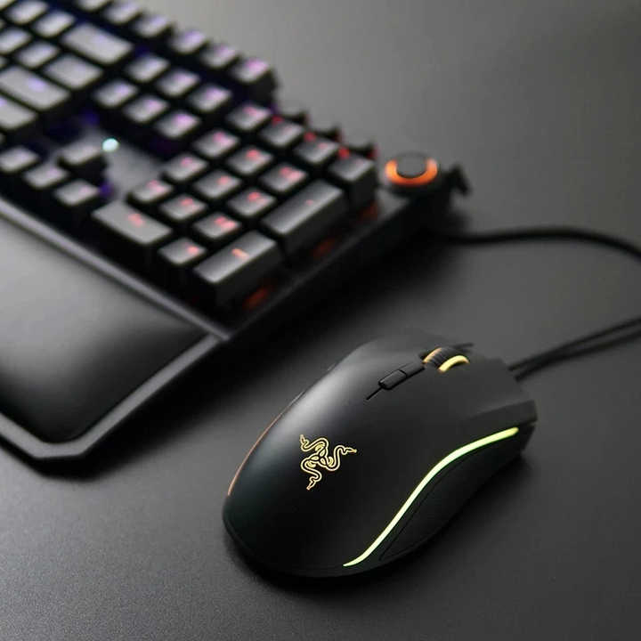 Usb Razer Mamba Elite Performance 5G 16000 DPI Office Silent RGB Laptop Pc Mous Ergonomic Gamer Wired Computer Gaming Mouse