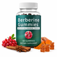 Gummies de Berbérine, Cannelle de Ceylan et Curcuma pour Adultes : Gestion Métabolique, Antioxydant, Soutien Digestif – Vente en Gros, Marque Privée, OEM