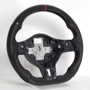 Volante de Fibra de Carbono con Hidroimpresión para <span class=keywords><strong>Volkswagen</strong></span> VW Golf 6 MK6 GTI GTD R 2009-2013 <span class=keywords><strong>Polo</strong></span> Tiguan Passat R-Line Volante de Carreras - Product Image 1