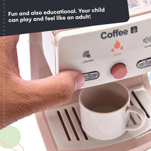 Machine à café pour enfants, jeu de simulation, <span class=keywords><strong>jouet</strong></span>, <span class=keywords><strong>action</strong></span> réaliste, appareils ménagers, <span class=keywords><strong>cuisine</strong></span>, jouets alimentaires - Product Image 5