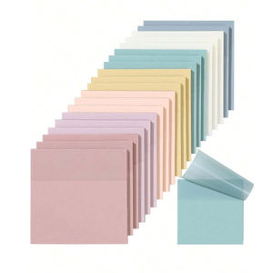Notas Adhesivas Autoadhesivas Transparentes en Tonos <span class=keywords><strong>Pastel</strong></span> con Pegamento Removible Translúcido, Notas Autoadhesivas Claras - Product Image 1