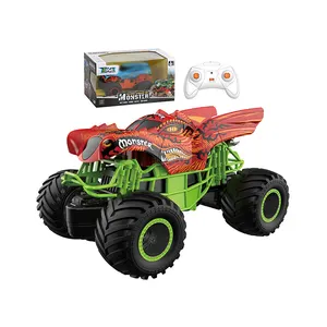 Powerful Dinosaur RC Monster Truck , High Speed Radio Control Rock Climbing Ca Great Dinosaur Toys for Boys and Girls Ages 3+