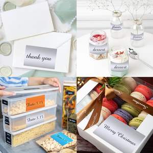 Etiqueta Adhesiva Personalizada de Fábrica, Resistente al Agua y al Aceite, Duradera, Térmica Directa, Rollo de Etiquetas de Código de Barras para Supermercado, Continua - Product Image 5