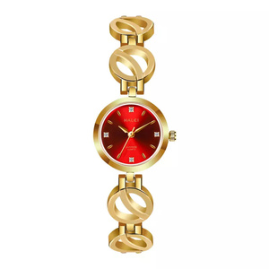 Envío Directo, Reloj de Cuarzo Original Nuevo para Mujer HALEI, Resistente al Agua 3BAR, Marcadores de Hora con Diamantes, Movimiento Japonés - Product Image 1