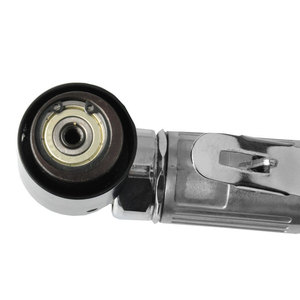 Lijadora neumática de ángulo recto de 3 pulgadas con juego de papel de lija de grano 120, almohadilla de pulido y adaptador para pulir metal y madera - Product Image 3