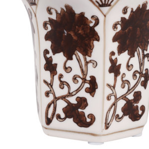 Candela Profumata in Ceramica Floreale, Votiva a Colonna per Decorazione Interna di Soggiorno, Camera da Letto e Bagno - Product Image 5