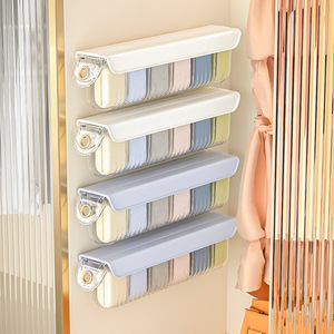 Caja de Almacenamiento <span class=keywords><strong>para</strong></span> Colgar EN LA Pared, Organizador de <span class=keywords><strong>Cables</strong></span> de Datos, 6 Rejillas, Ropa Interior, Calcetines, Sujetador, Cajón, Deslizante - Product Image 2