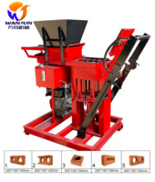 Machine à fabriquer des briques en argile 2-25 + Prix usine, petite machine à briques, idéale pour les entreprises de matériaux de construction en démarrage.