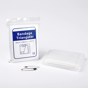 สายรัดป้องกันแผลผ้าสามเหลี่ยมสำหรับปฐมพยาบาลการแตกหักผ้าไม่ทอแบบใช้แล้วทิ้ง - Product Image 1