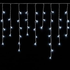 Guirlande lumineuse Gloca 200 LED 5m x 30-70-40-60cm, fil blanc, lumière blanche, étanche IP65, alimentation CA - Product Image 1