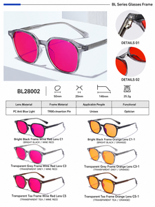 Lentes de PC Anti-Reflejantes HD Premium Personalizadas, Armazón TR90 de Alta Calidad con Bloqueo de Luz Azul, Ajuste Cómodo, <span class=keywords><strong>Gafas</strong></span> de Juego Unisex - Product Image 3