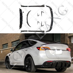 Chaoshenghang Auto Repuestos Body Protecter, nuevos kits de carrocerí<span class=keywords><strong>a</strong></span> de coche de estilo de fibra de carbono para Tesla Model <span class=keywords><strong>Y</strong></span> Body Kit Accesorios 2019- - Product Image 3