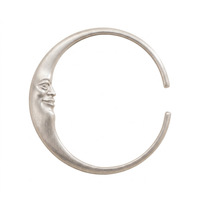 Bracelet ouvert en alliage plaqué or, motif étoile et lune, style coréen, tendance, mignon, bijoux de mode pour femmes, cadeau pour dames, vente en gros