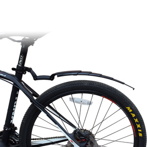Guardabarros plegable telescópico de plástico de alta resistencia, para bicicleta de montaña delantera y trasera, Universal, ajustable - Product Image 1
