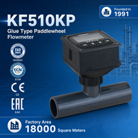 Medidor de Flujo de Agua Totalmente de Plástico con Conexión por Enchufe, Control por Lotes y Alarma de Alta y Baja Presión, Estándar DIN ANSI, IP65, para Tuberías de UPVC y Sistemas de Ósmosis Inversa