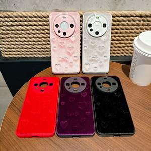 Coque de téléphone en peluche Velvet Small Love pour MATE60 Full-Covered Drop-Resistant Protective Mate New Style - Product Image 3