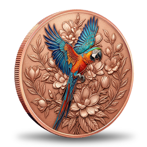 <span class=keywords><strong>Monete</strong></span> Personalizzate in Rame Puro .999 da 1oz, 5oz, 10oz, con Rilievo Alto, Stampa UV a Colori, Tema Uccelli e Animali, per Collezionisti e Regali - Product Image 2