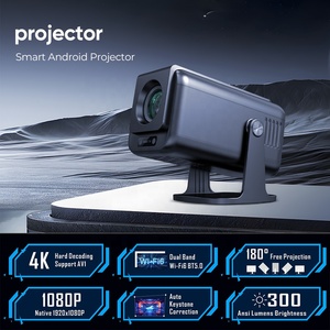 Projecteur LED 2026 le plus récent, <span class=keywords><strong>Kingsway</strong></span> V1, projecteur intelligent Android 4K, 300 lumens ANSI, 1080P, WIFI 5G, Allwinner H727, mini projecteur KV1 - Product Image 2