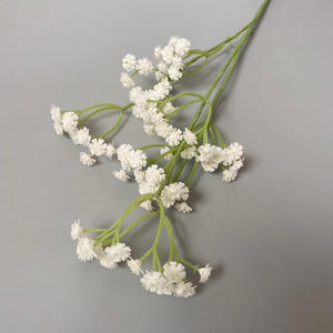 Flores de imitación de tacto real de excelente calidad al por mayor flores artificiales de Gypsophila para decoración de boda - Product Image 5