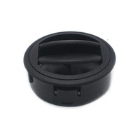 Grille d'aération ronde en plastique pour déflecteur de climatisation de voiture, sortie de ventilation latérale de toit