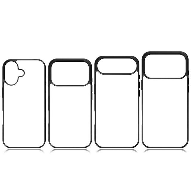 Caseblanks Custom 2D Sublimation Blank Phone Case Heat Transfer Machine TPU+PC+Aluminum Sheet DIY Cell Phone Cover for iPhone 17
