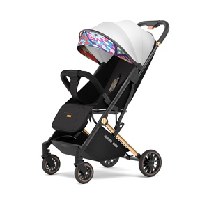 Nouvelle poussette bébé modèle 301 à vue haute, pliable, ultra-légère, portable, capacité de charge 15 kg, avec positions assise et inclinée - Product Image 1