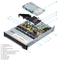 PowerEdge EMC服务器R7515 2U GPU AI和EPYC千兆字节不和谐服务器至强中央处理器固态硬盘使用4U机架