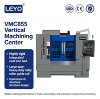 Centre d'usinage vertical CNC 5 axes LEYO Vmc855, machine CNC VMC haute précision pour le traitement de la fabrication de moules