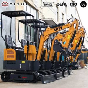 カスタマイズ小型掘削機 1.2トン 強力エンジン ミニショベル ユーロ5 クボタエンジン 多数のアタッチメント付き 住宅改修用 - Product Image 2