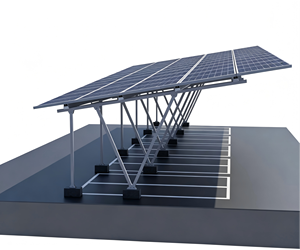 Sistema de Estacionamiento Solar para Coches en Oferta, Montaje Fotovoltaico de Acero al Carbono, Zinc, Aluminio y Magnesio, Resistente a Vientos de 60m/s - Product Image 1
