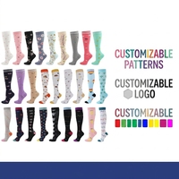 Chaussettes de compression athlétiques professionnelles en nylon tricoté 200N, respirantes, absorbant la transpiration, anti-odeurs, pour femmes et hommes, chaussettes de saut