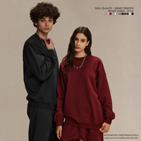 Sudadera con Capucha Extra Grande para Hombre, 430g, 100% Algodón, Bordado 3D, Estampado, Estilo Urbano Ecológico, Moda Otoñal