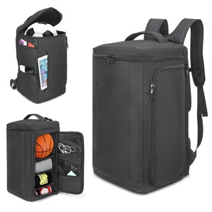 Mochila de Baloncesto Personalizada, Bolsa Deportiva con Compartimentos Ajustables, Compartimento para Portátil de 15.6 Pulgadas, Bolsillo Oculto, Respaldo Transpirable - Product Image 3