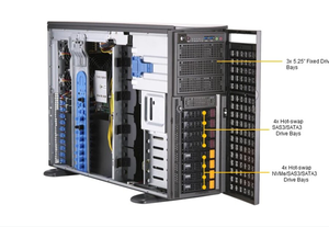 Ultra Micro Gen Gen 3 Xeon 4CH RTX3090GPU Server pemelajaran dalam Workstation Dual Xeon 4310 24-core 48-thread <span class=keywords><strong>2.</strong></span> - Product Image 4