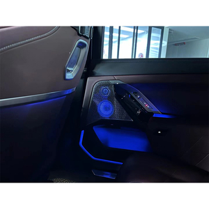 ชุดแต่งภายในรถยนต์ BMW ซีรีส์ 7 รุ่น G11/G12 ปี 2016-2022 ชุดอัพเกรดแผงควบคุมกลางประตูแบบเรืองแสง - Product Image 4