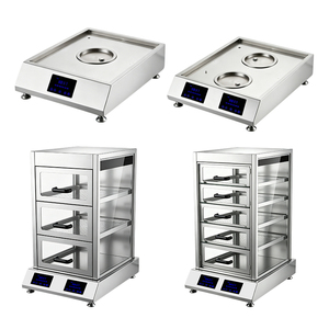 Cuiseur vapeur électrique commercial 3000W à 1/2 trou <span class=keywords><strong>pour</strong></span> pains chinois, machine à dim sum de table en acier inoxydable, équipement de cuisine de restaurant - Product Image 1