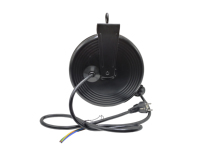 Carrete de Extensión de Alta Resistencia, Venta Directa de Fábrica, Cable de Extensión de 14AWG 16A 3 Pines 250V con Enchufe Americano, Carrete de Cable Negro para Exteriores DYH-2108