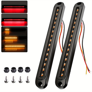 Feu arrière automatique LED feu <span class=keywords><strong>d</strong></span>'identification de remorque Led clignotant feu arrière barre <span class=keywords><strong>bande</strong></span> camion feux de position latéraux arrière - Product Image 1