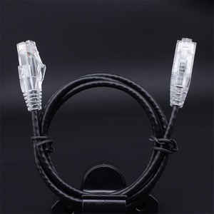 OEM Ultra Slim UTP CAT6A Patch Cables Unshielded Patch Cable 28AWG CAT6a UTP PVC Transparent Boot RJ45 Patch Cord 1m - Product Image 6