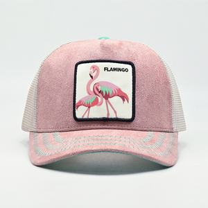 Gorras de Malla Bordadas al por Mayor con Diseño de Animales, Gorra de Béisbol Deportiva con Logotipo Personalizado, Gorra Trucker de 5 Paneles con Parche - Product Image 3