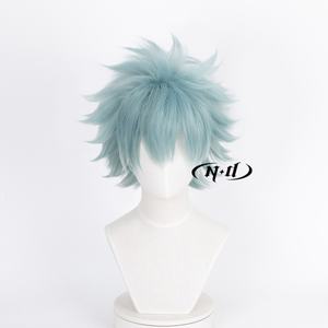 Perruques de cosplay fabriquées à la machine ND Shinichi Okazaki, postiche de cheveux <span class=keywords><strong>Nana</strong></span> Anime, pour Halloween, fête costumée, Comic Con, Coser, résistantes à la chaleur - Product Image 3