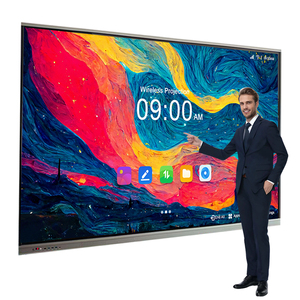 Ancenview 65-Inch <b>4K</b> 20-Point Touch Screen Interactive Whiteboard Android Windows OS 4GB RAM 128GB Storage for Office School Use - Product Image 1