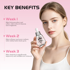 Private Label Pink Salmon PDRN Oil-Bead Serum Improving Dullness Anti Wrinkle Fading Lines Soothing Dry Skin OEM <b>Face</b> Serum - Product Image 5
