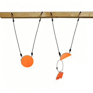 TPU Hanging Split Shooting <strong>Target</strong> <strong>Set</strong> 4pcs Resettable Training <strong>Targets</strong> with Elastic Cord Outdoor Practice Shooting Accessory - Product Image 6