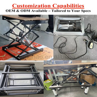 Table élévatrice à ciseaux électrique réglable en hauteur plate-forme élévatrice électrique pour manger café ciseaux électriques fabrication de tôle