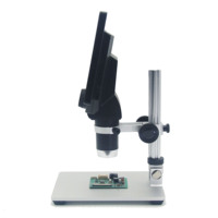 Mikroskop Digital 1-1200x 12MP HD 7 inci LCD, alat solder perbaikan telepon Video elektronik untuk penilaian perhiasan Biologic