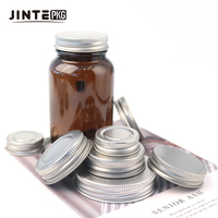 Capsules métalliques d'emballage 38mm 45mm 53mm 63mm 72mm 89mm – Bouchons à vis en aluminium couleur personnalisée pour bocaux et bouteilles en verre