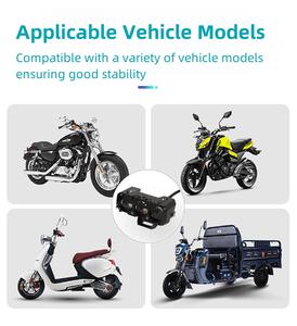 Nouveau phare de travail LED à trois yeux pour moto/voiture, éclairage longue portée, projecteur avant pour conversion de vélo électrique - Product Image 2